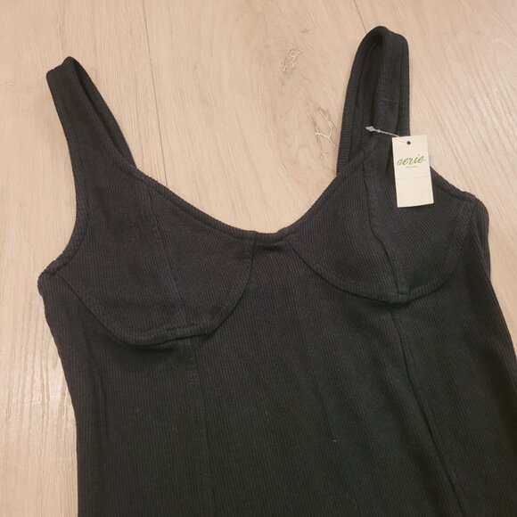 NWT AERIE | Corset Ribbed Bustier Mini Dress | Sz. S - Picture 5 of 9